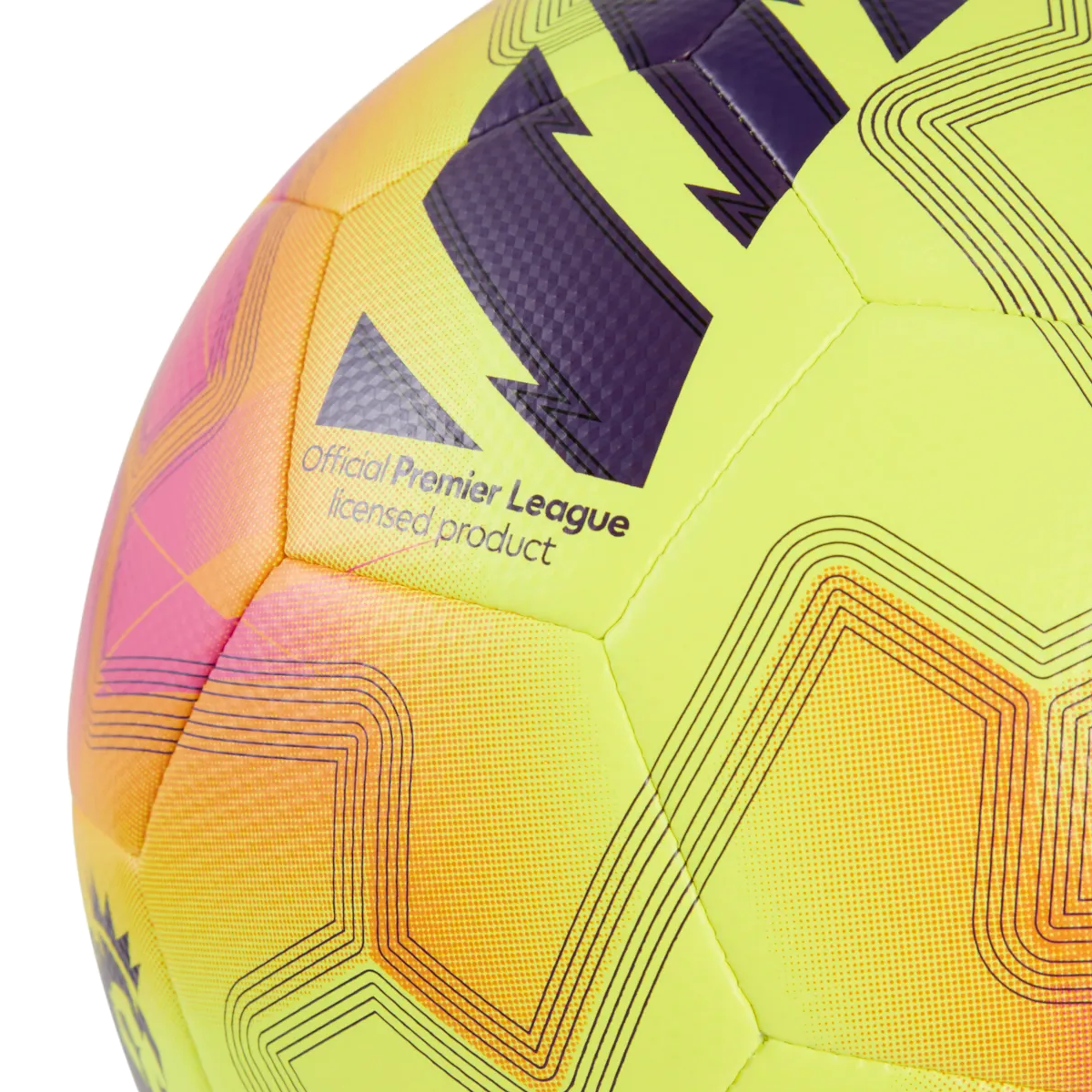 Puma Orbita Cup Premier League Lights Football - Size 5 - Fluo Yellow