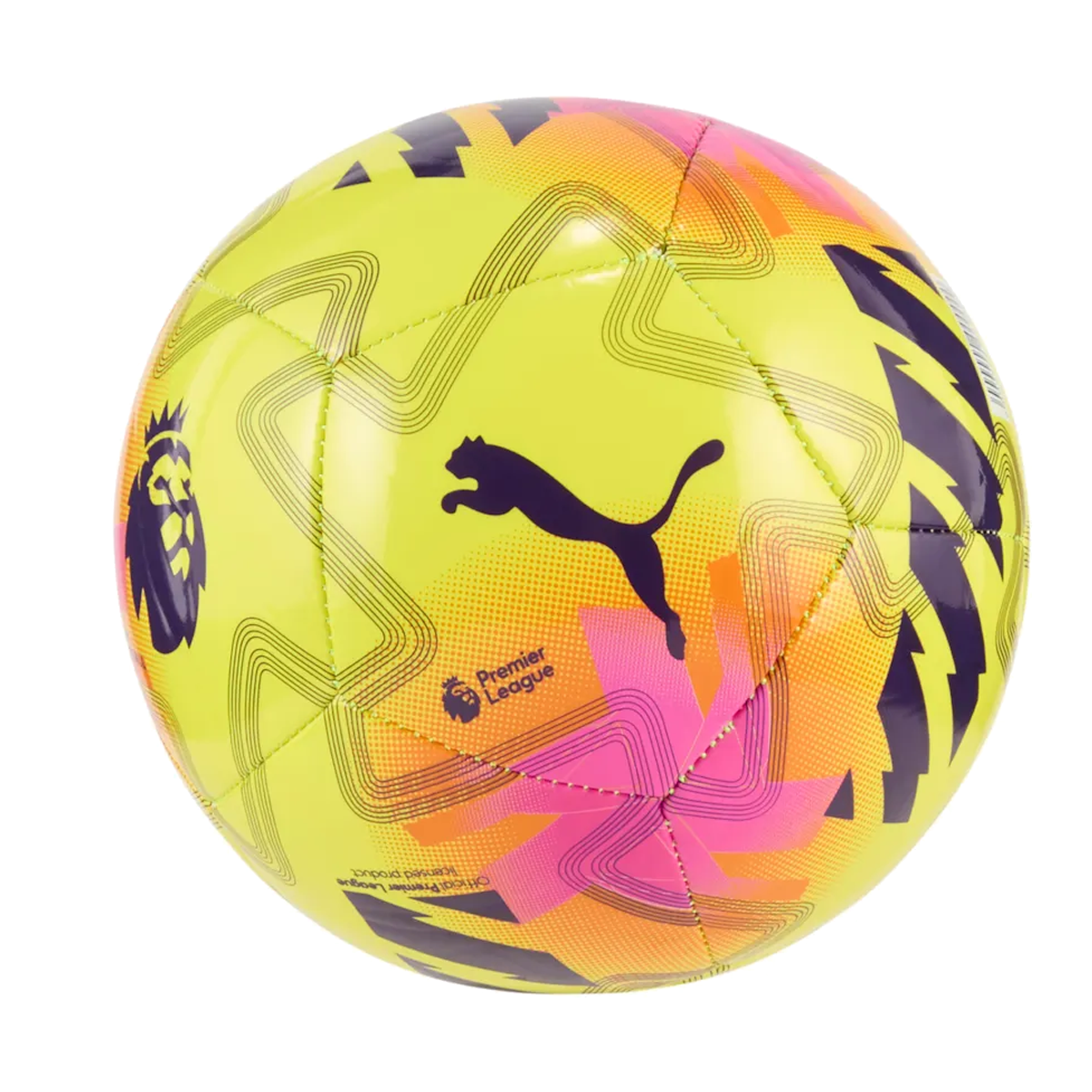 Puma Orbita Mini Premier League Lights Football - Fluo Yellow