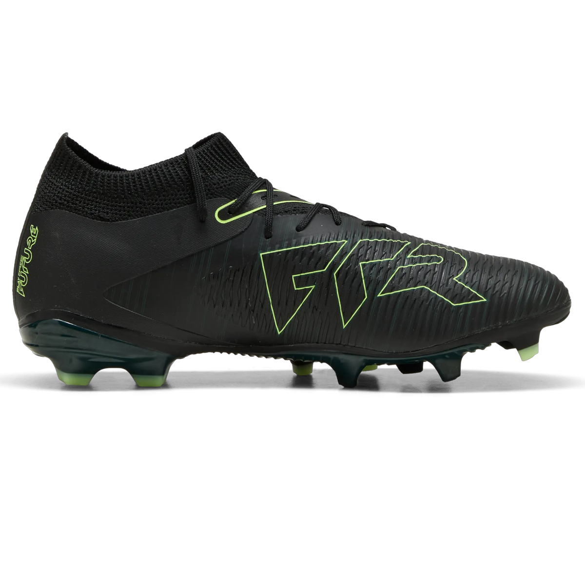 Puma Future 8 Match FG/AG Football Boots - Adult - Black/Fizzy Light/Green