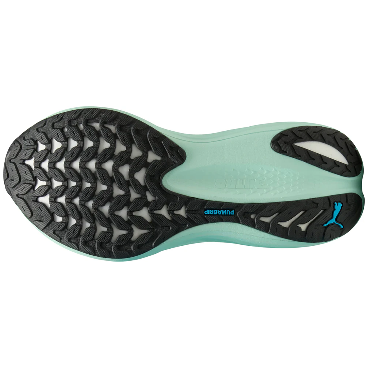 Puma Magmax Nitro Running Shoes - Mens - Speed Blue/Mint Melt