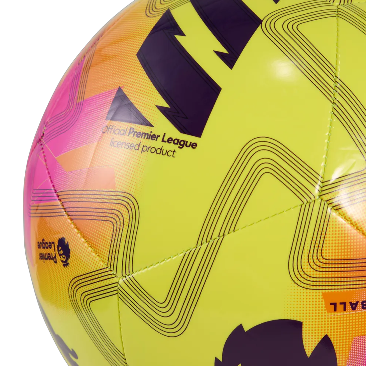 Puma Orbita Play Premier League Lights Football - Size 5 - Fluo Yellow