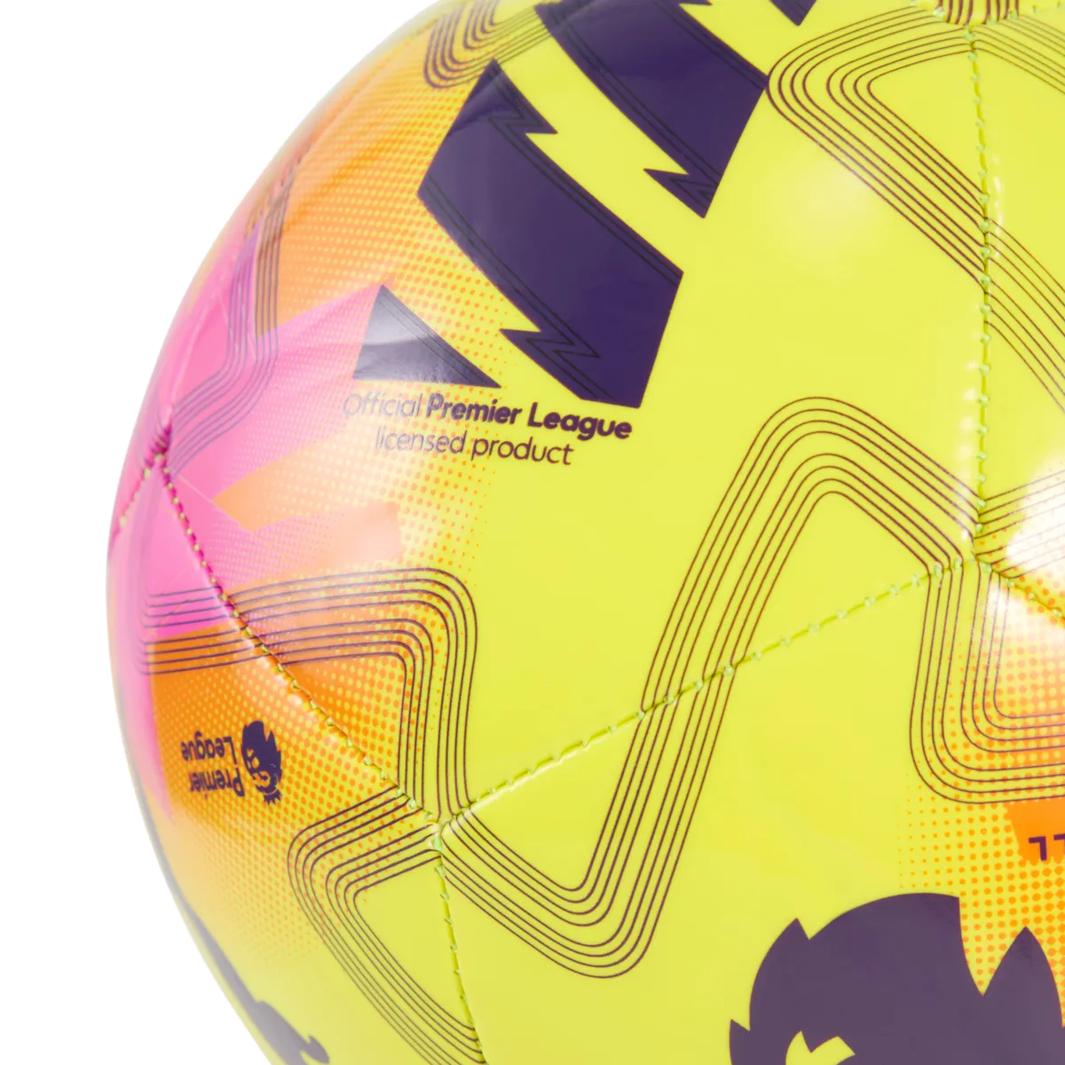 Puma Orbita Mini Premier League Lights Football - Fluo Yellow