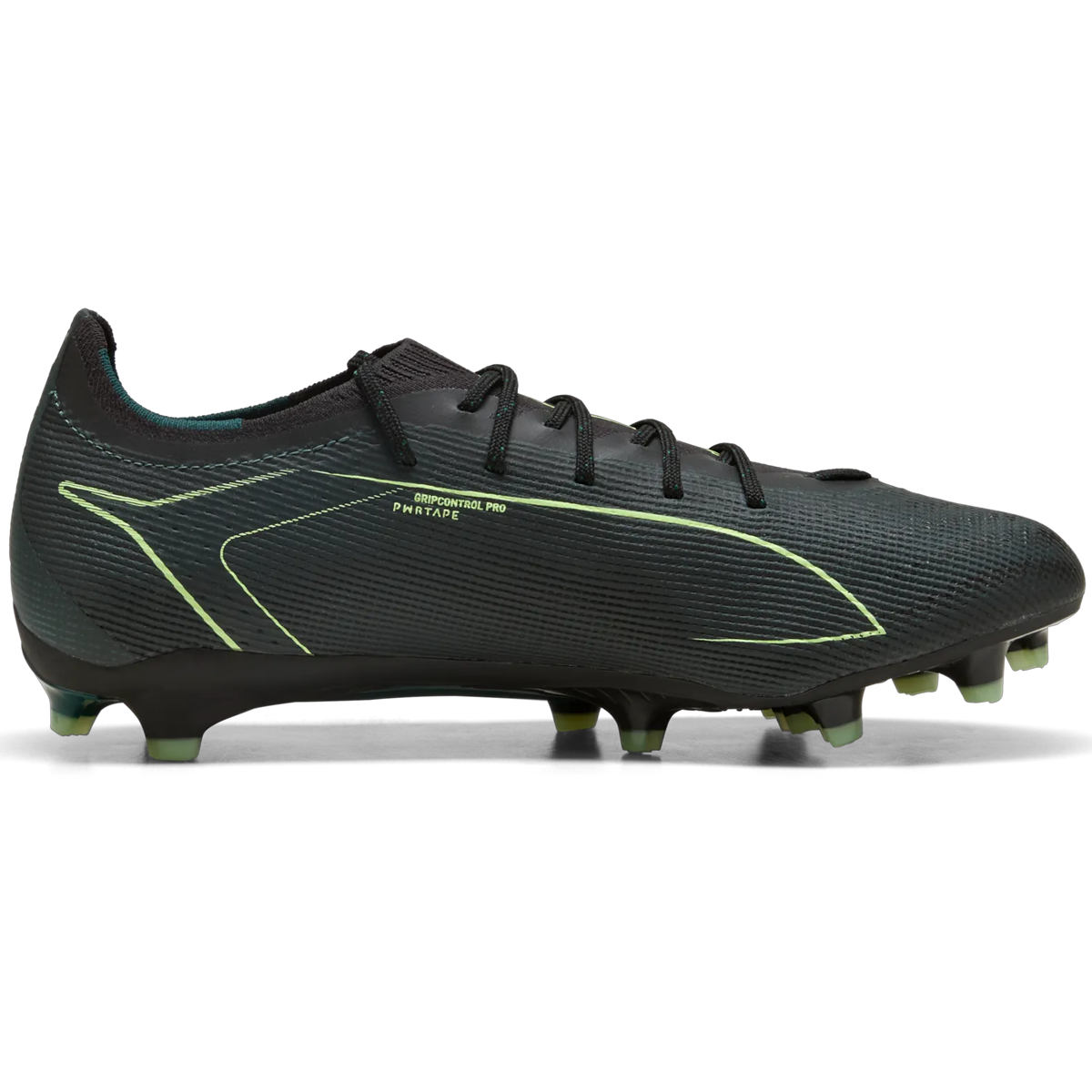 Puma Ultra 6 Pro FG/AG Football Boots - Adult - Black/Fizzy Light/Green