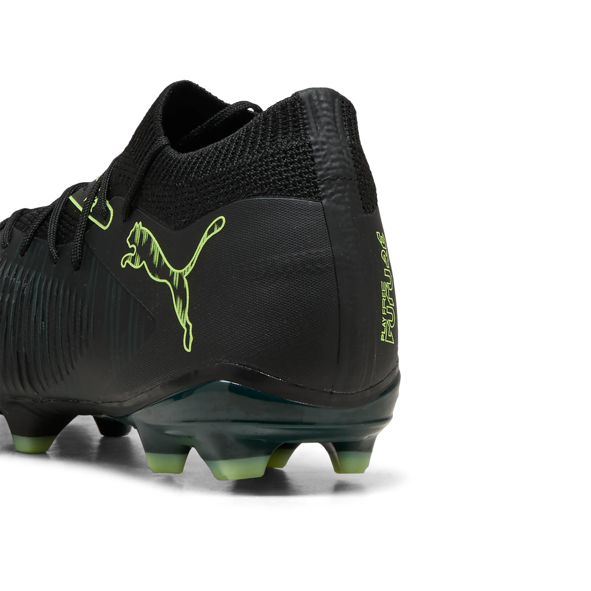 Puma Future 8 Match FG/AG Football Boots - Adult - Black/Fizzy Light/Green