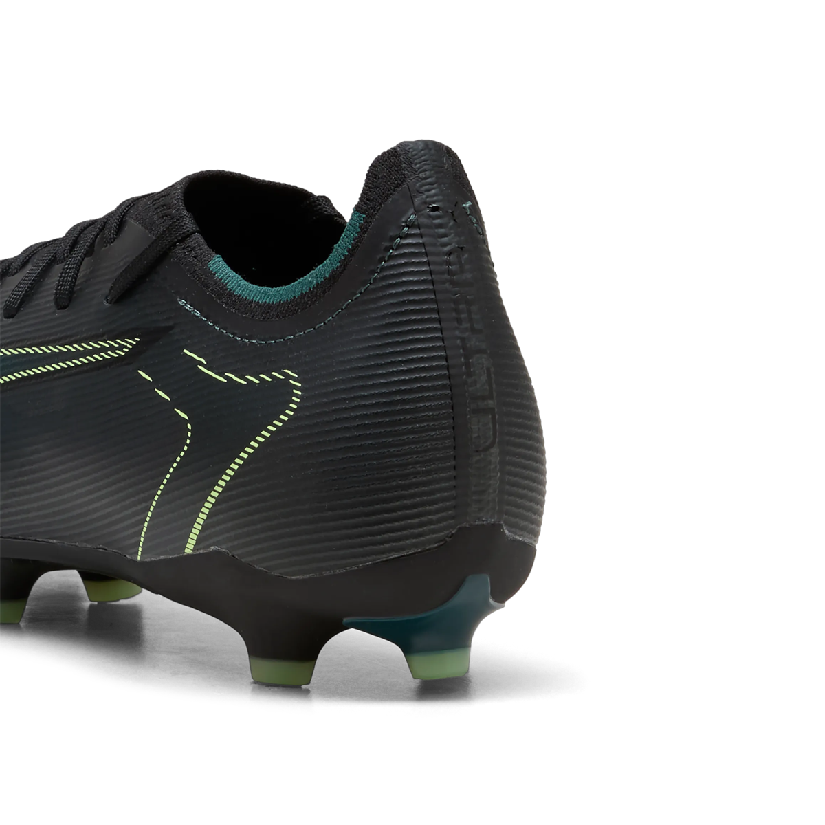Puma Ultra 6 Match FG/AG Football Boots - Adult - Black/Fizzy Light/Green