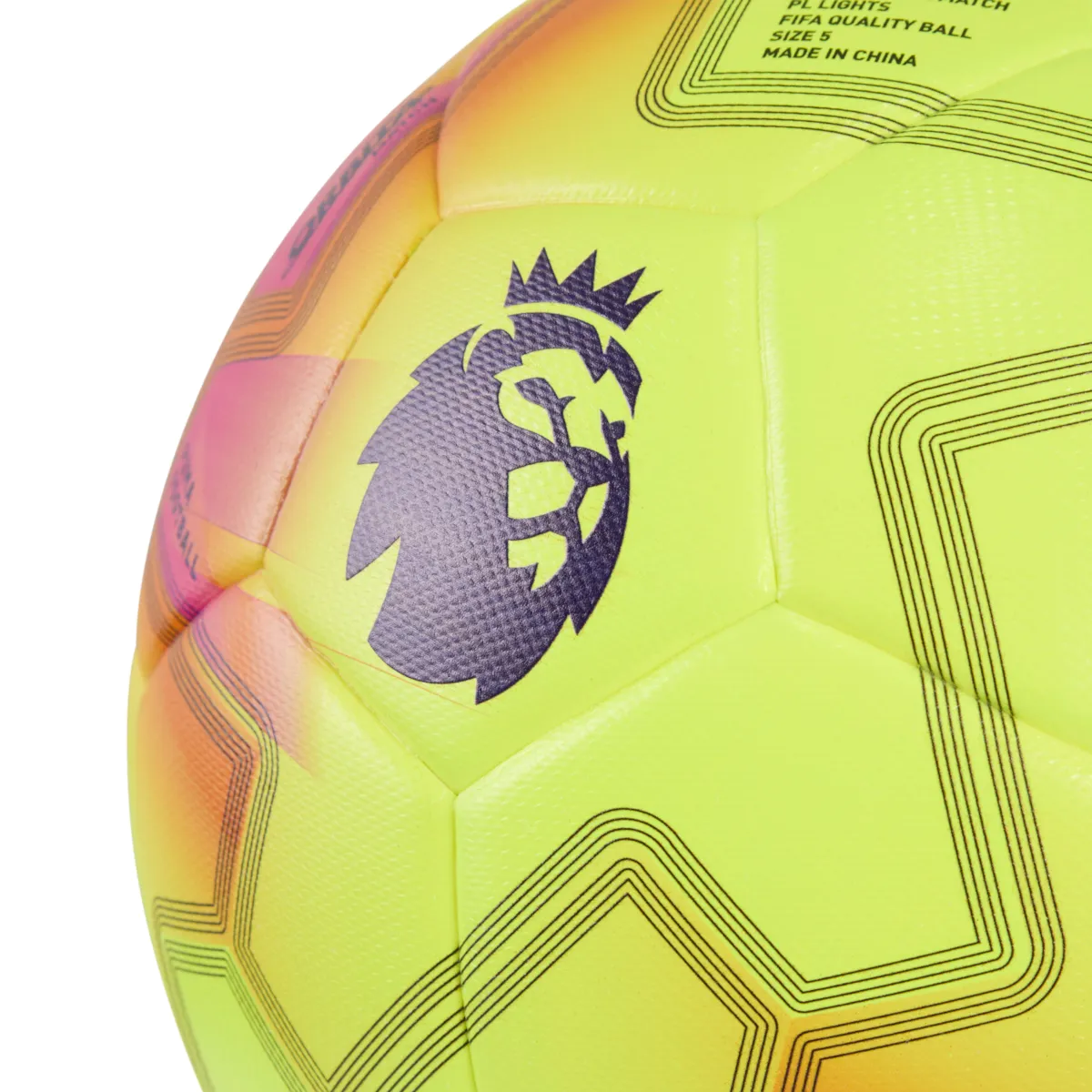 Puma Orbita Match Premier League Lights Football (FIFA Quality) - Size 5 - Fluo Yellow