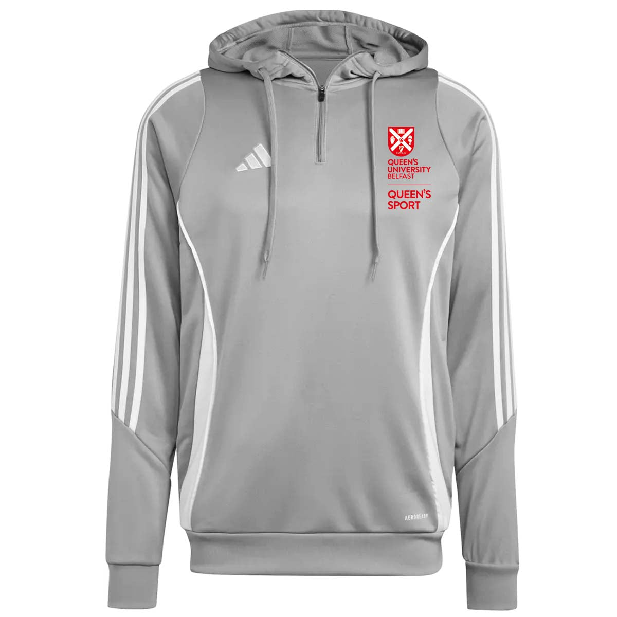 adidas Club Queens Sport Tiro 24 Training Hoodie - Adult - Grey