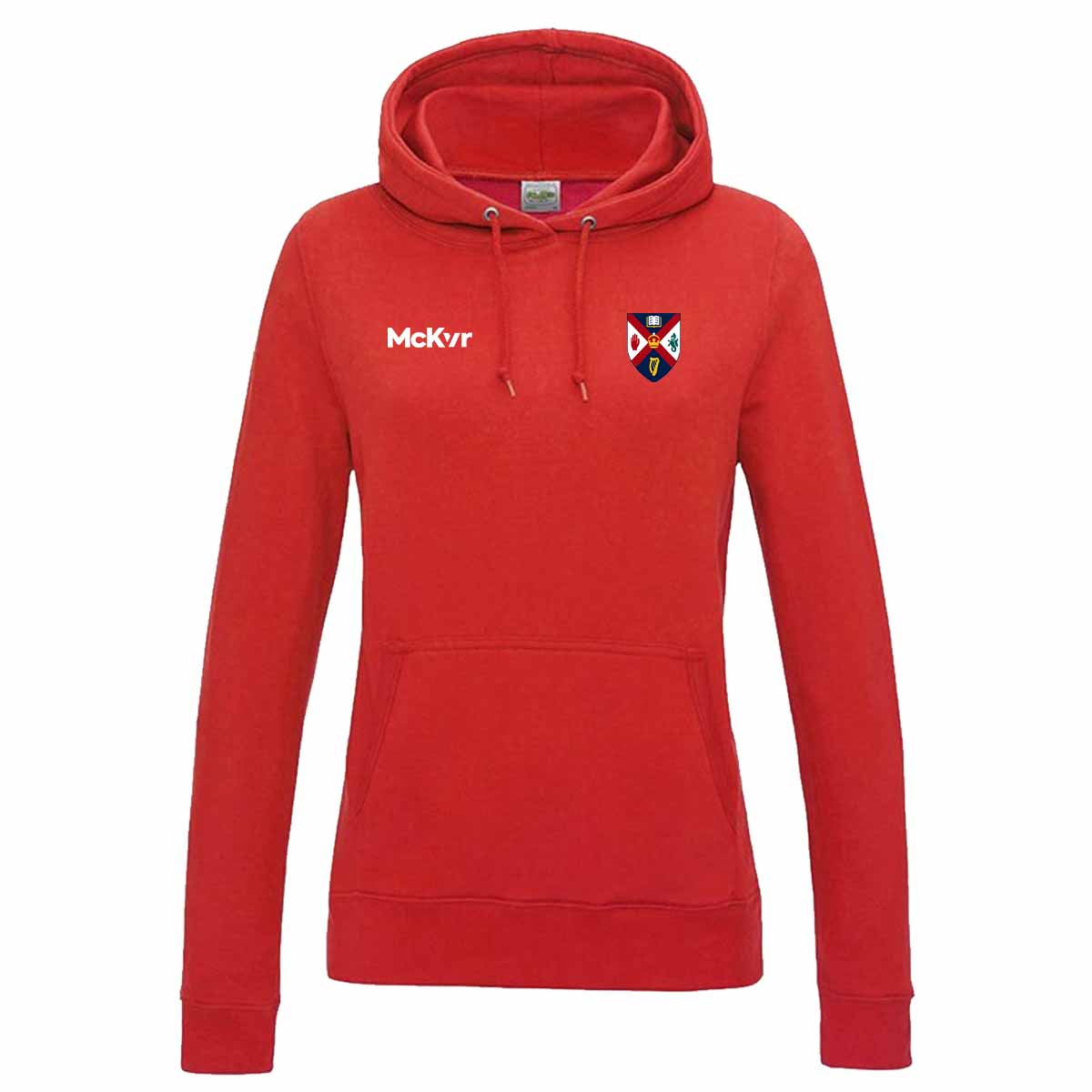 Mc Keever Queens Archery College Hoodie - Womens - Fire Red