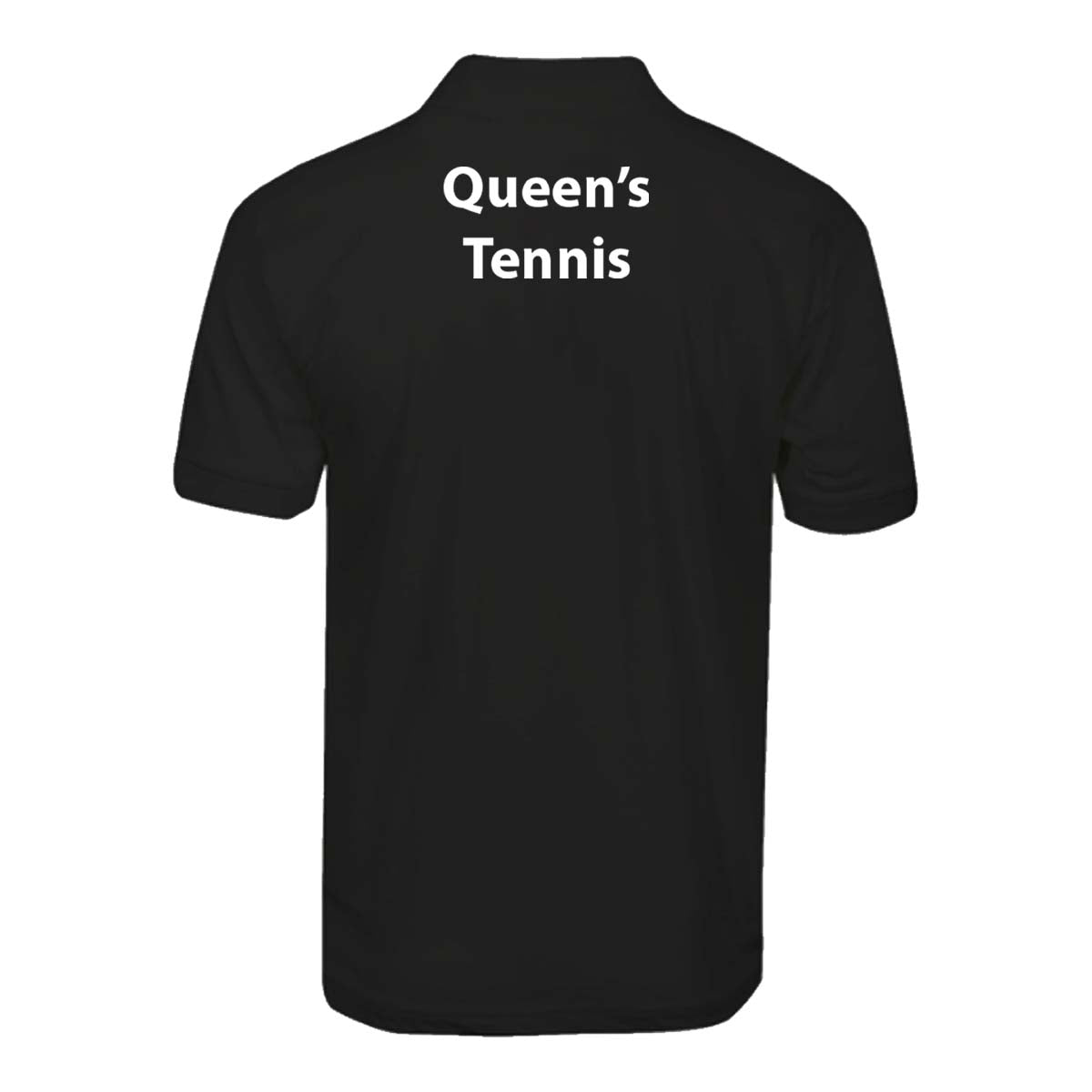 Mc Keever Queens Tennis Panelled Polo Top - Adult - Black