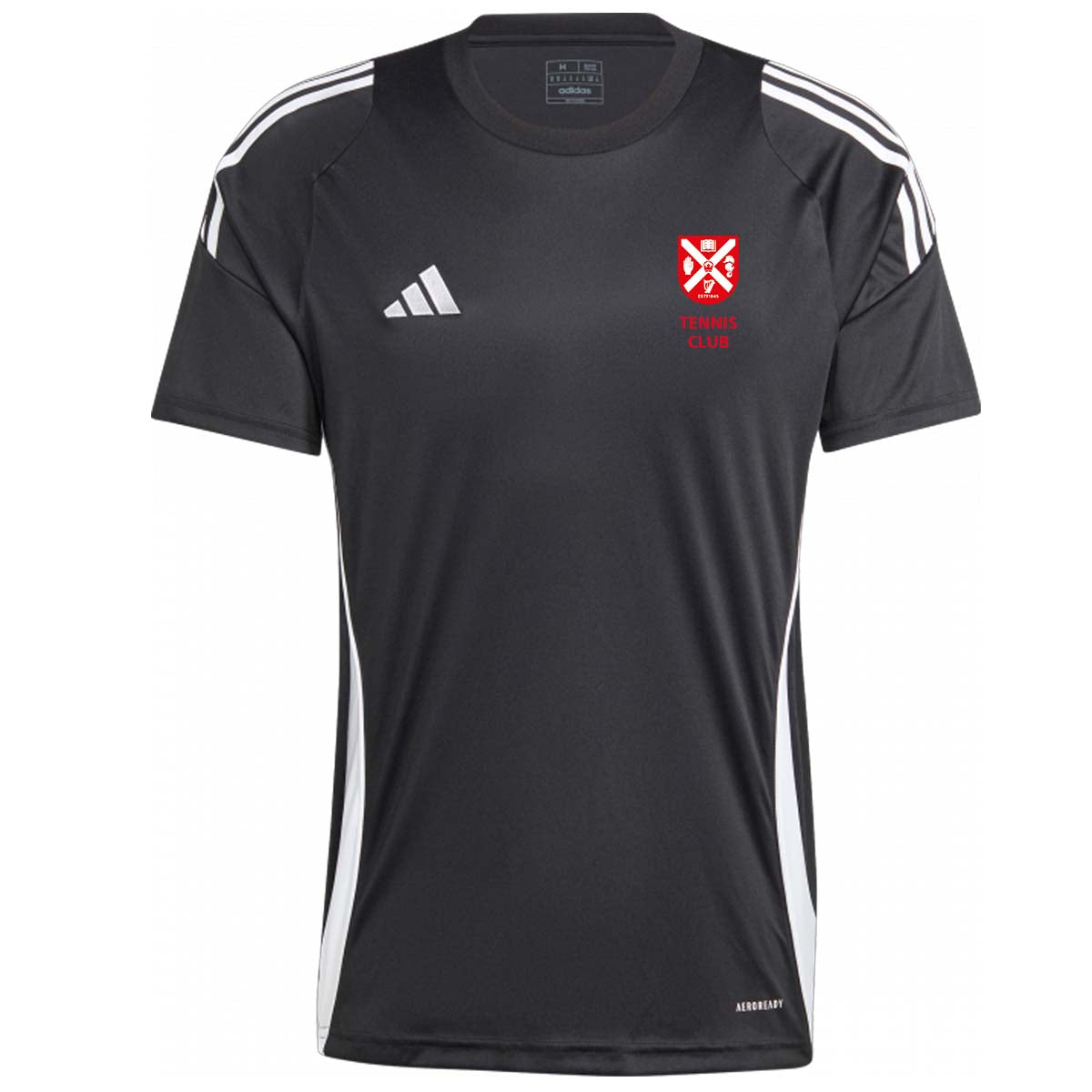 adidas Club Queens Tennis Tiro 24 Jersey - Adult - Black
