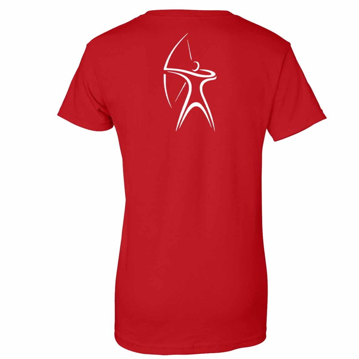 Mc Keever Queens Archery Performance Tee - Womens - Fire Red