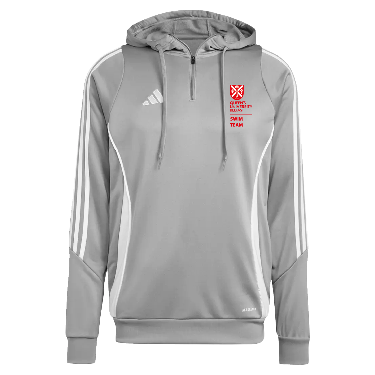 adidas Club Queens Swim Tiro 24 Training Hoodie - Adult - Grey