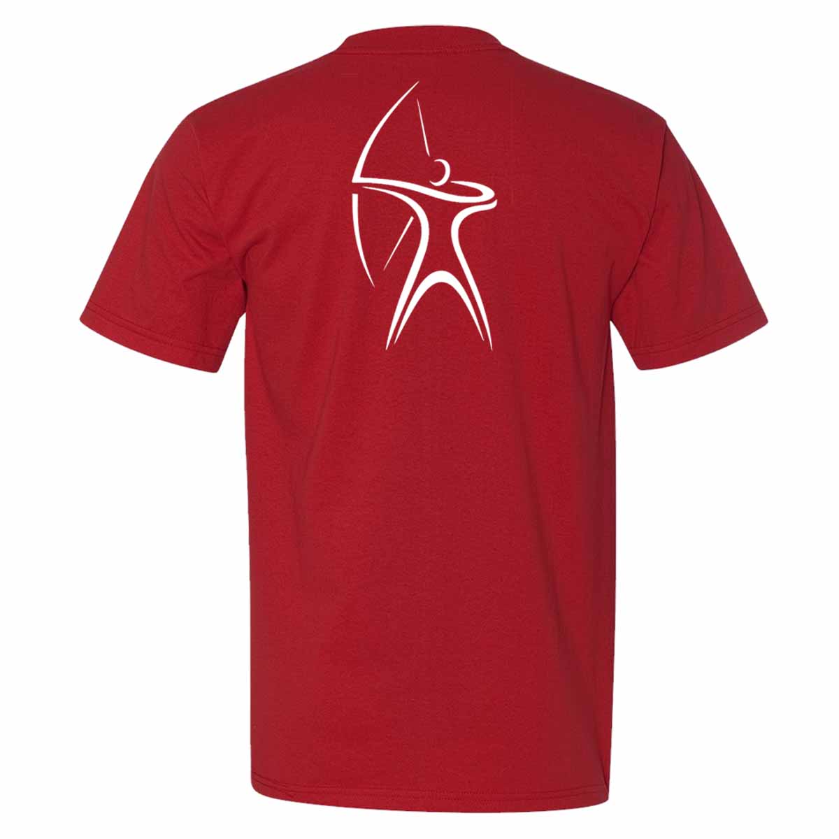 Mc Keever Queens Archery Cotton Tee - Adult - Red