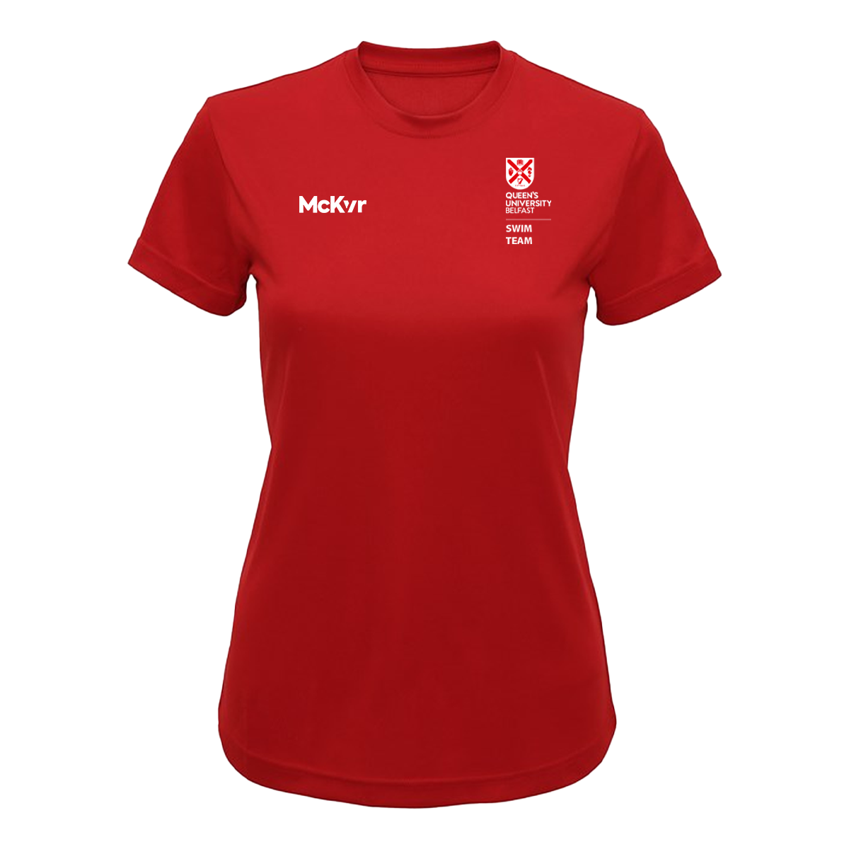 Mc Keever Queens Swim Performance Tee - Womens - Fire Red