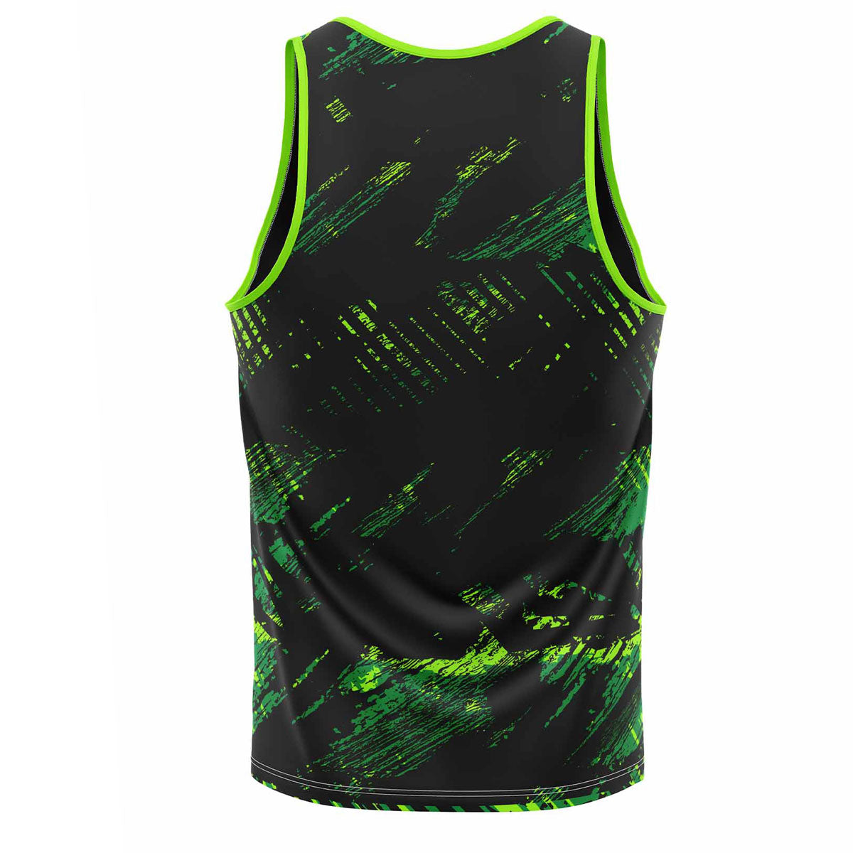 Mc Keever Queens Gaelic Football Training Vest - Adult - Black/Green