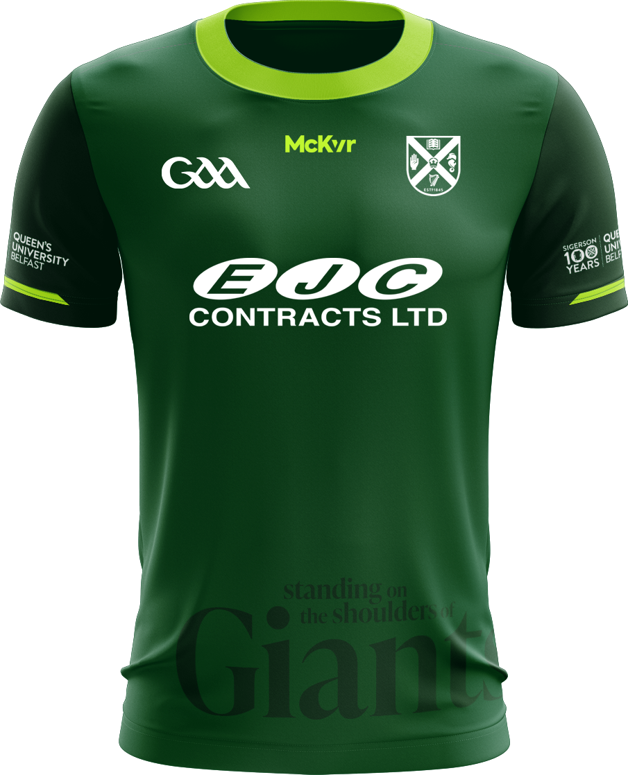 Mc Keever Queens GAA Sigerson 100 Years Playing Jersey - Adult - Green