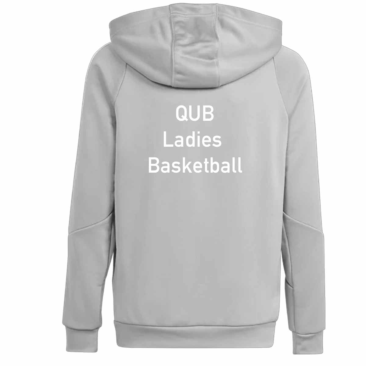 adidas Club Queens Ladies Basketball Tiro 24 Training Hoodie - Adult - Grey