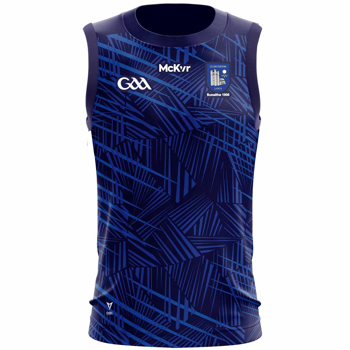 Mc Keever Round Towers GAA Lusk Training Vest - Adult - Navy/Blue