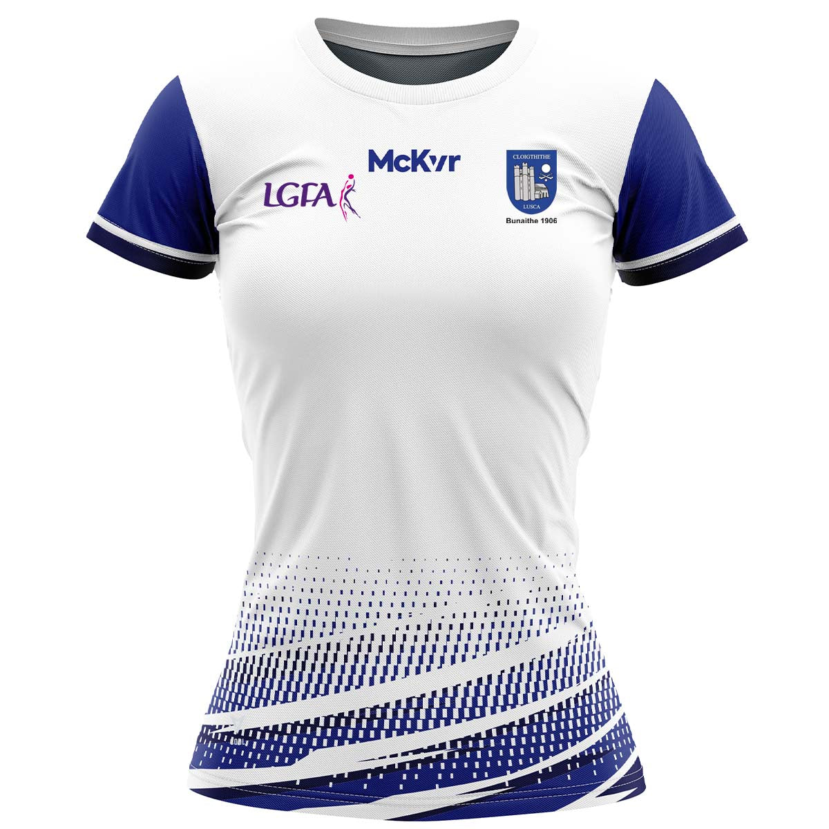 Mc Keever Round Towers LGFA Lusk Training Jersey - Womens - White