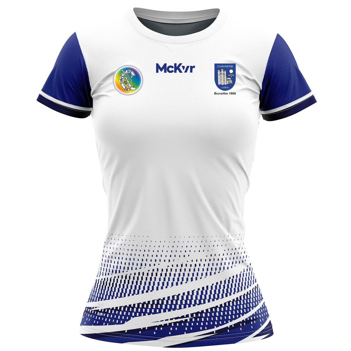Mc Keever Round Towers Camogie Lusk Training Jersey - Womens - White