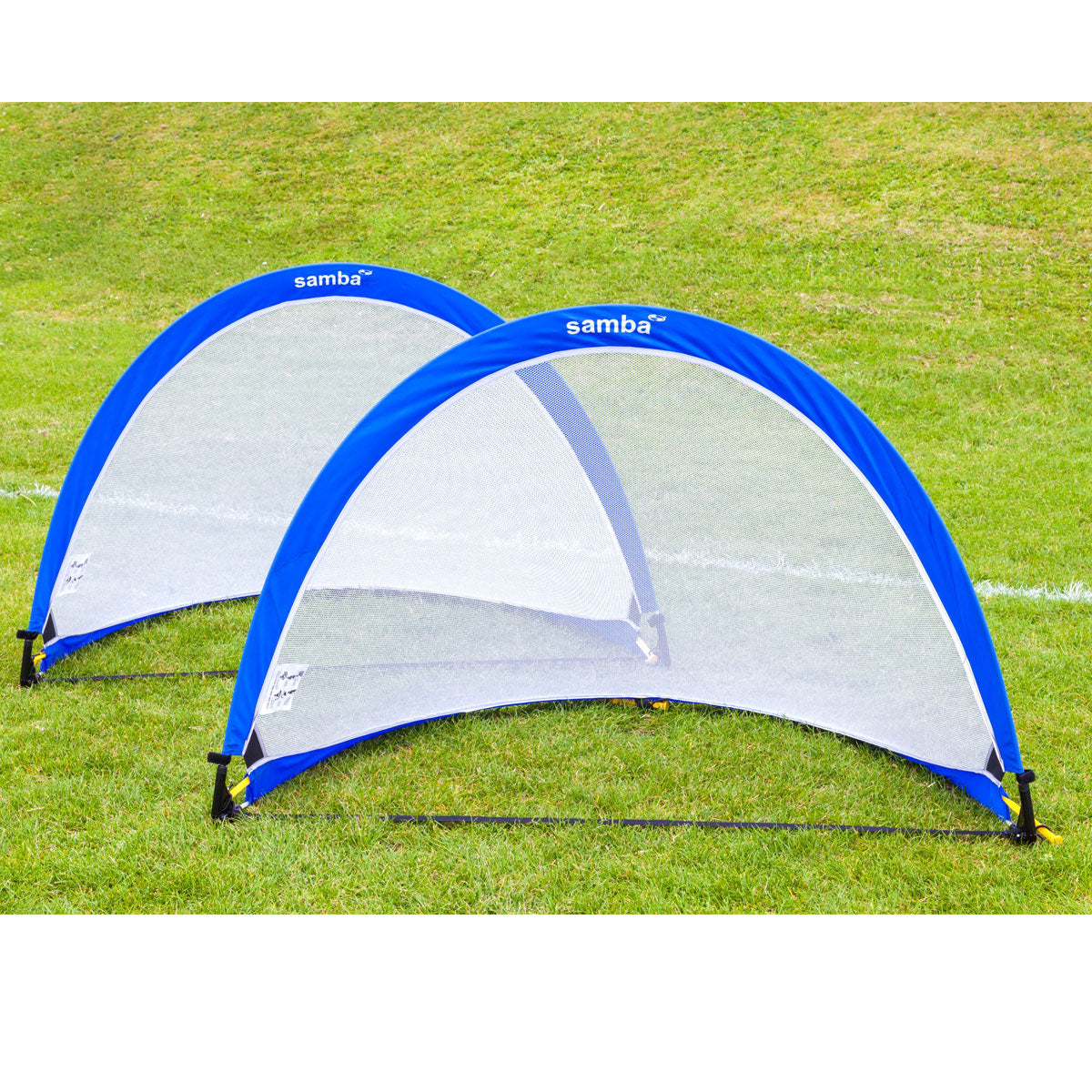 Samba Soccer Elite Pop Up Goal 6ft Round - Blue