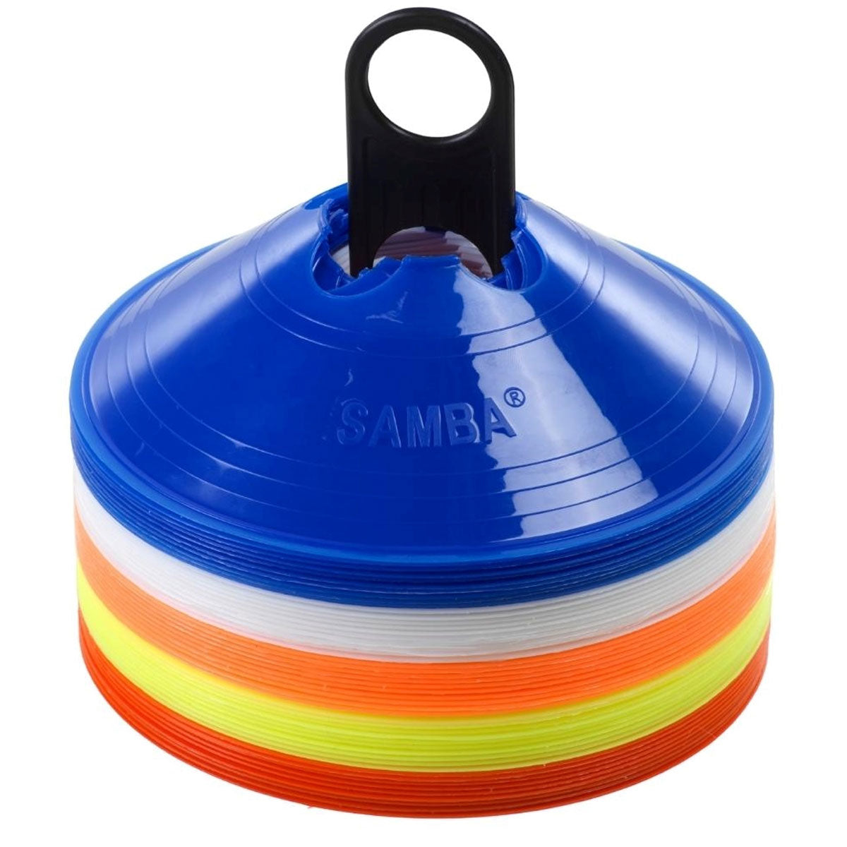 Samba Space Marker Cones with stand - Set of 50 - Multicolour