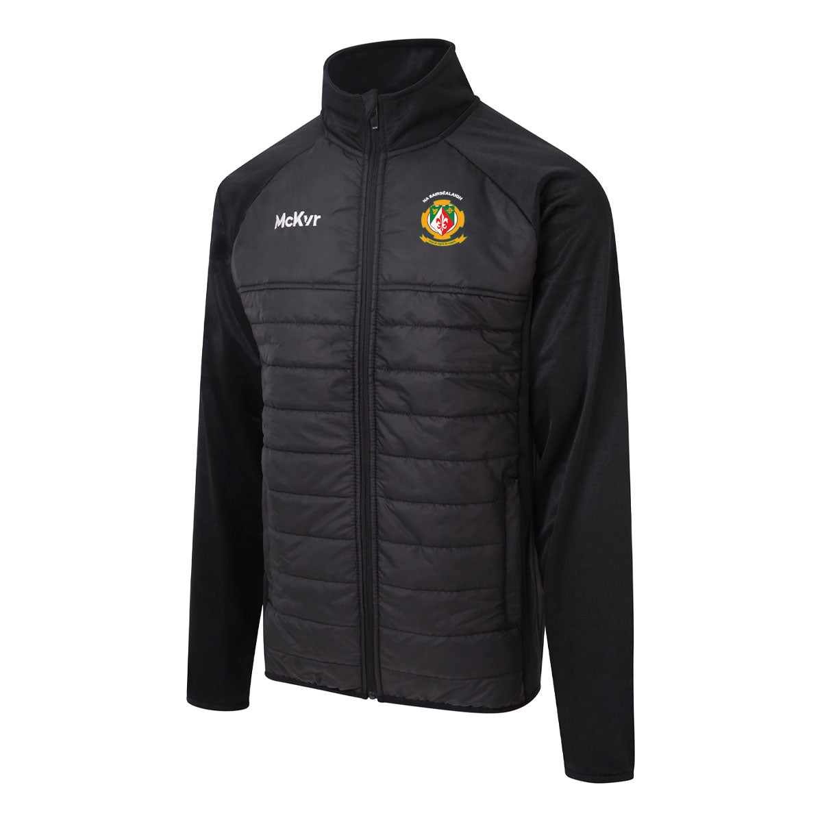 Mc Keever Sarsfields GAA Core 22 Hybrid Jacket - Adult - Black