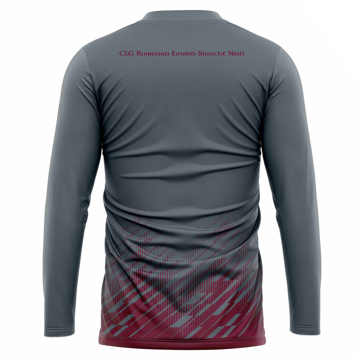 McKvr Slaughtneil GAC Long Sleeve Tech Top - Womens - Grey/Maroon