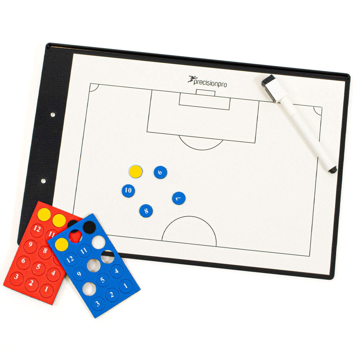 Precision Training Soccer Coaches Double Sided Tactics Clipboard