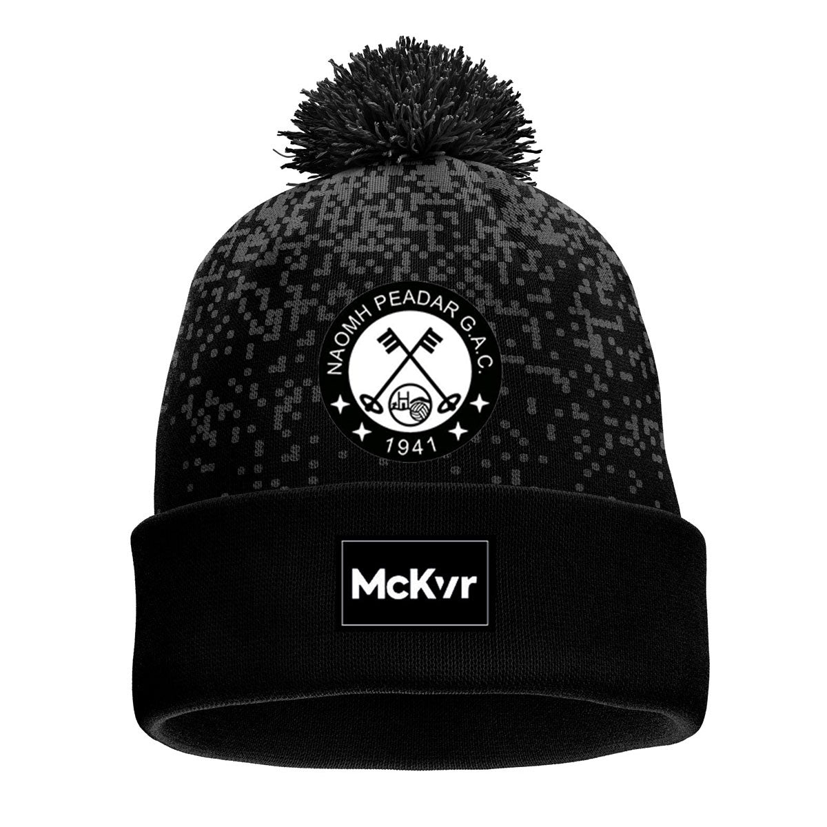 Mc Keever St Peters GAA Core 22 Bobble Hat - Adult - Black/Grey