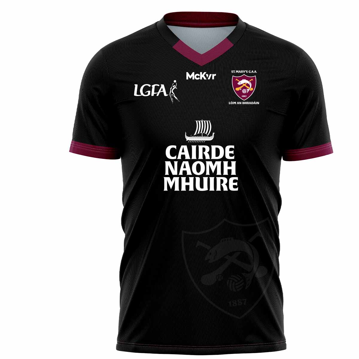 McKvr St Marys LGFA Leixlip Goalkeeper Jersey - Youth - Black ...