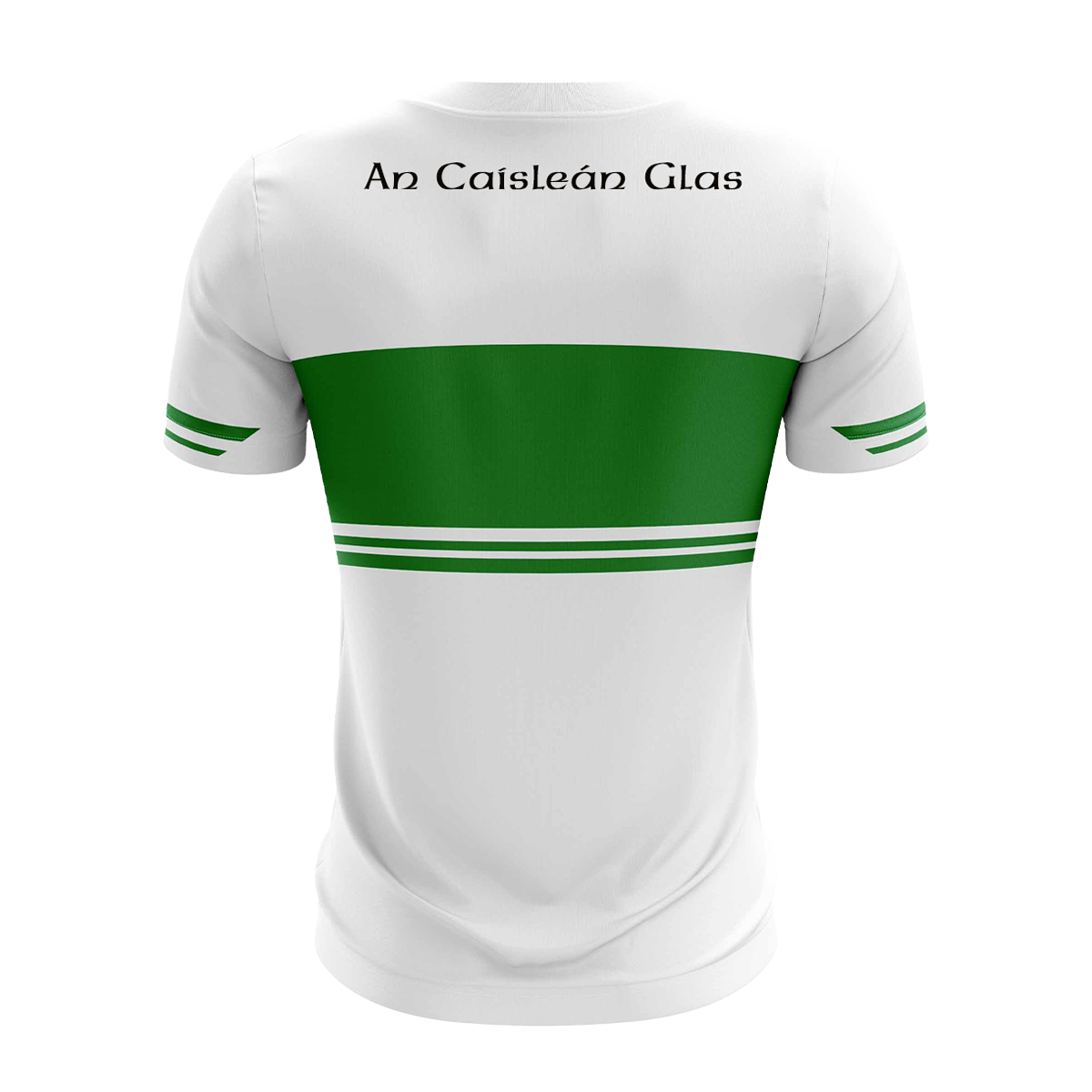 McKvr St Patricks Greencastle GFC Playing Jersey - Adult - White/Green Player Fit