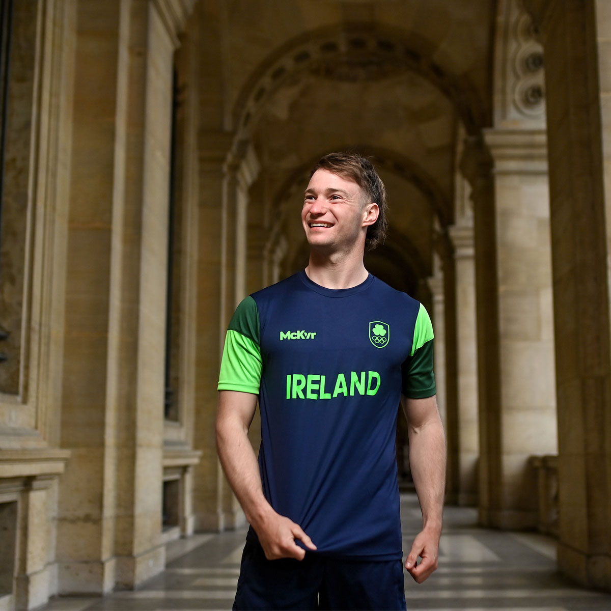 Mc Keever Team Ireland Lightweight Tee - Adult - Navy