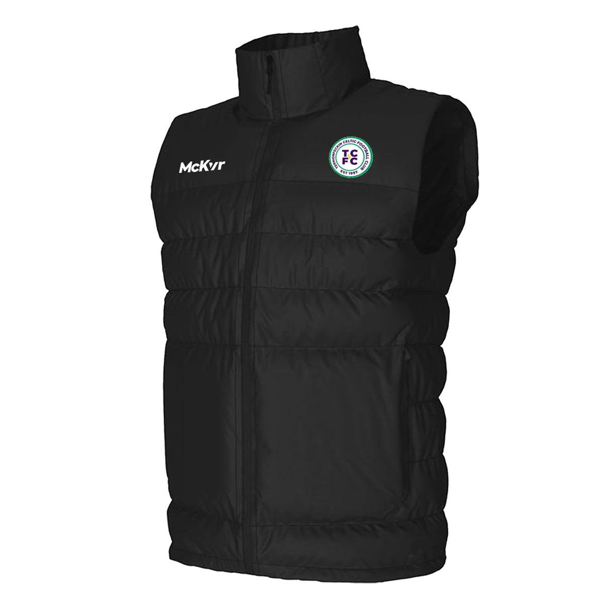 Mc Keever Termonfeckin Celtic FC Core 22 Padded Gilet - Adult - Black