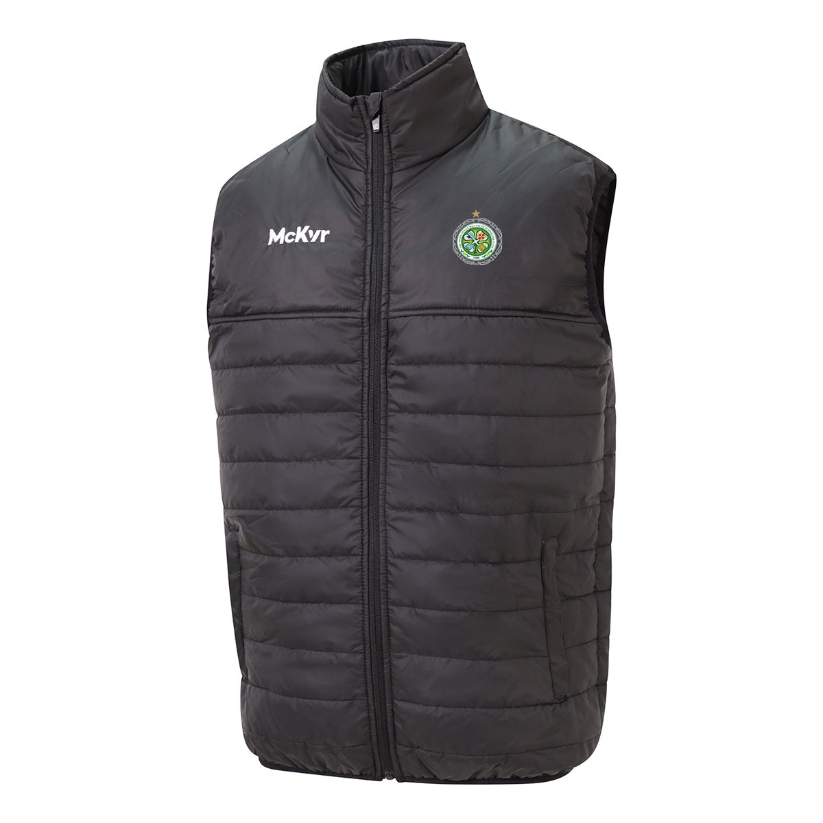 Mc Keever The Association of Irish Celtic Supporters Clubs Core 22 Padded Gilet - Youth - Black