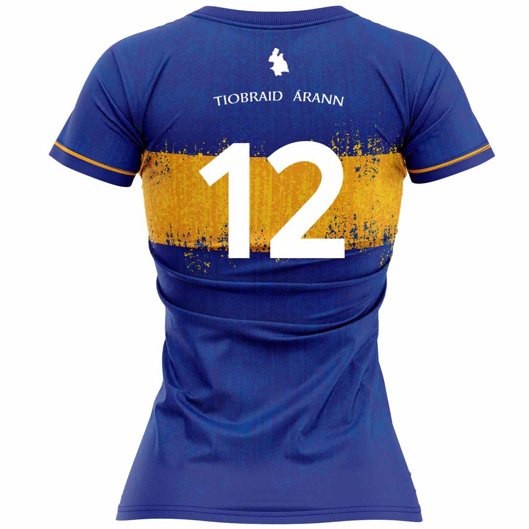 Mc Keever Tipperary Ladies LGFA Official Home Numbered Jersey - Womens - Royal