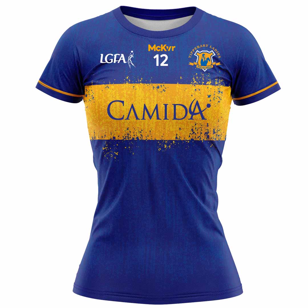 Mc Keever Tipperary Ladies LGFA Official Home Numbered Jersey - Womens - Royal