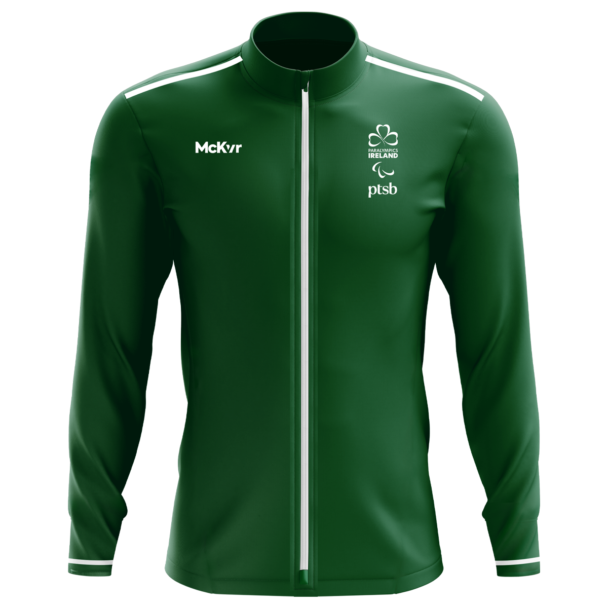 Mc Keever Paralympics Ireland Village Wear Track Jacket - Womens - Green