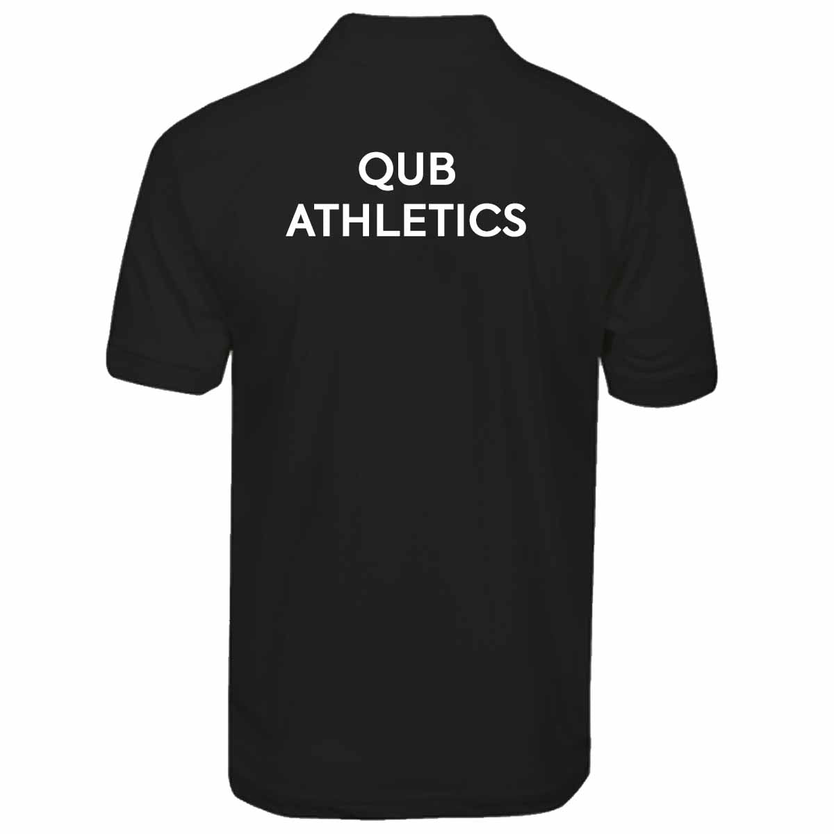 Mc Keever Queens Athletics Panelled Polo Top - Adult - Black