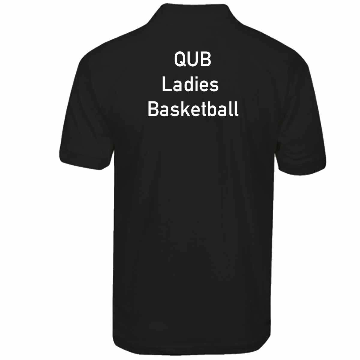 Mc Keever Queens Ladies Basketball Panelled Polo Top - Womens - Black