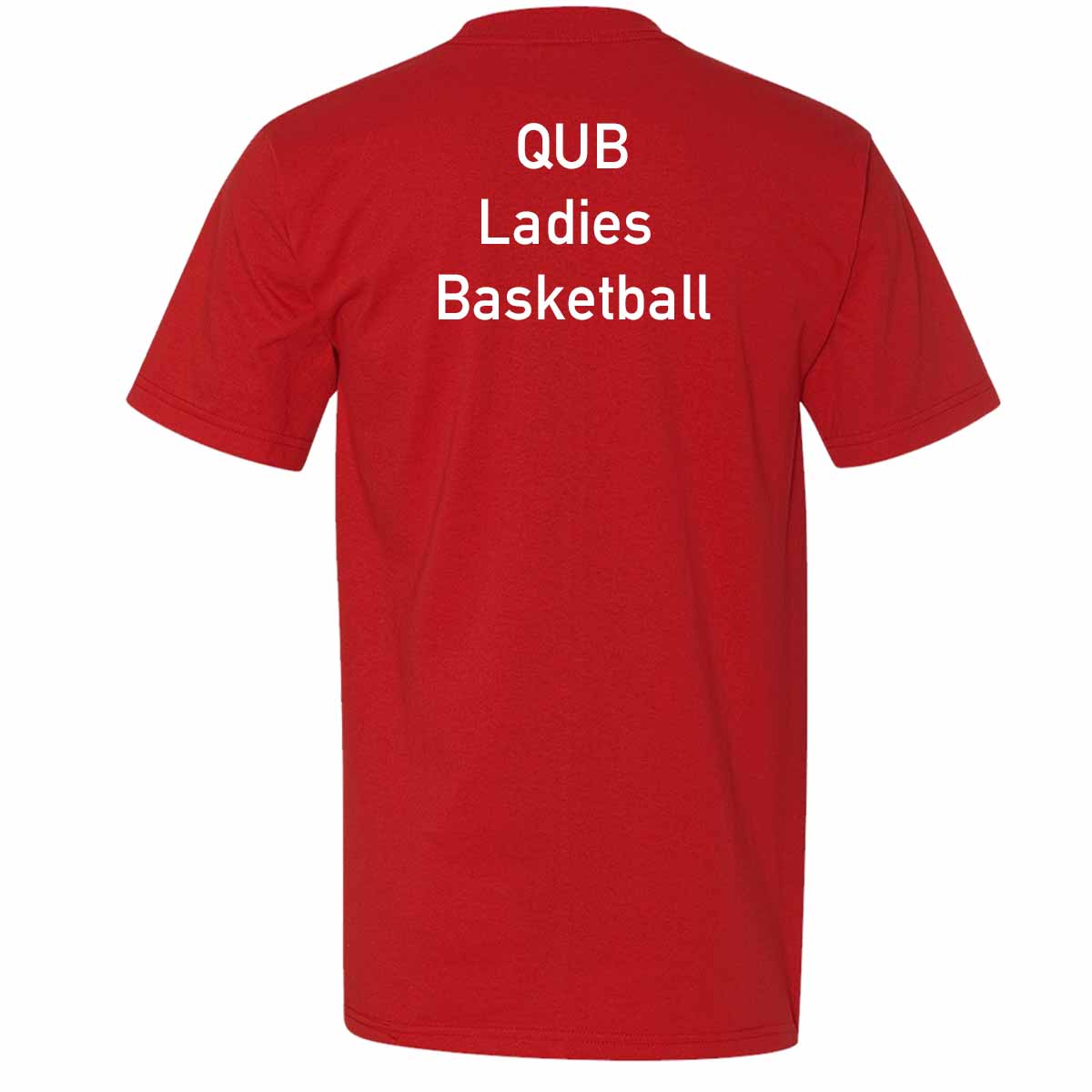 Mc Keever Queens Ladies Basketball Performance Tee - Adult - Fire Red