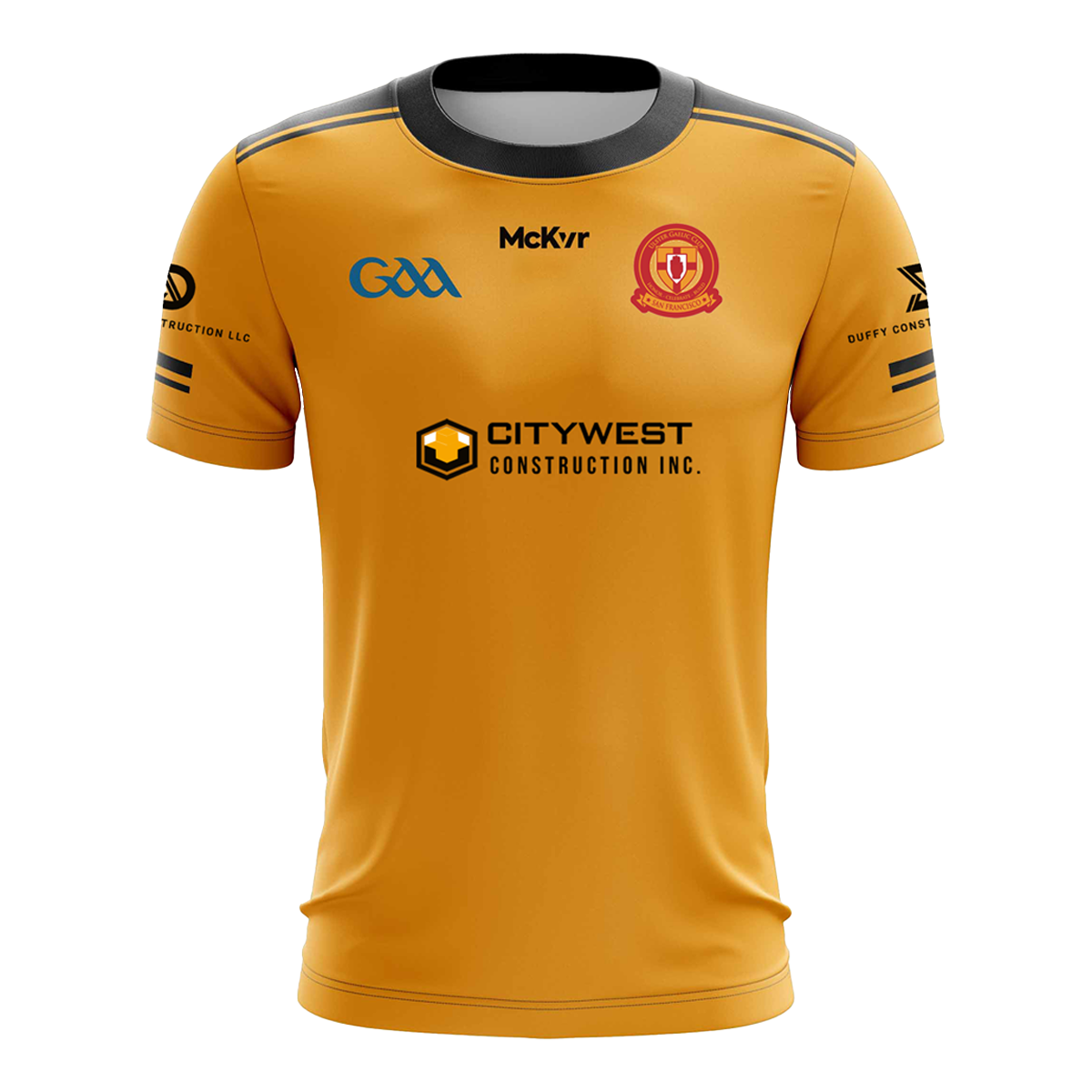 Mc Keever Ulster Club San Francisco Playing Jersey - Youth - Amber