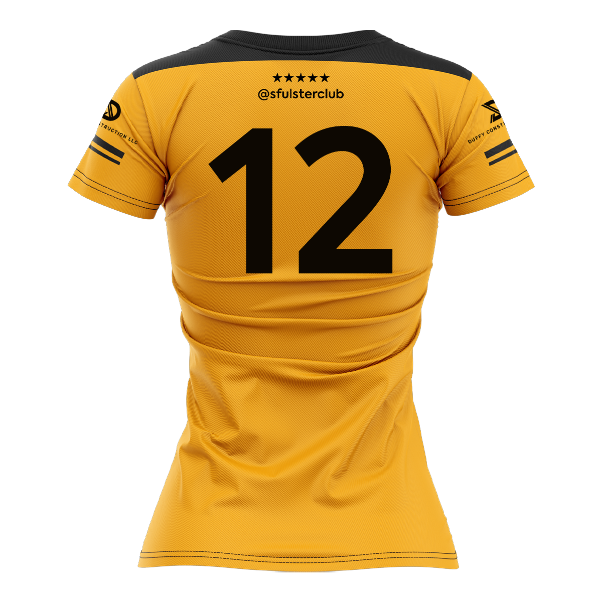 Mc Keever Ulster Club San Francisco Numbered Playing Jersey - Womens - Amber