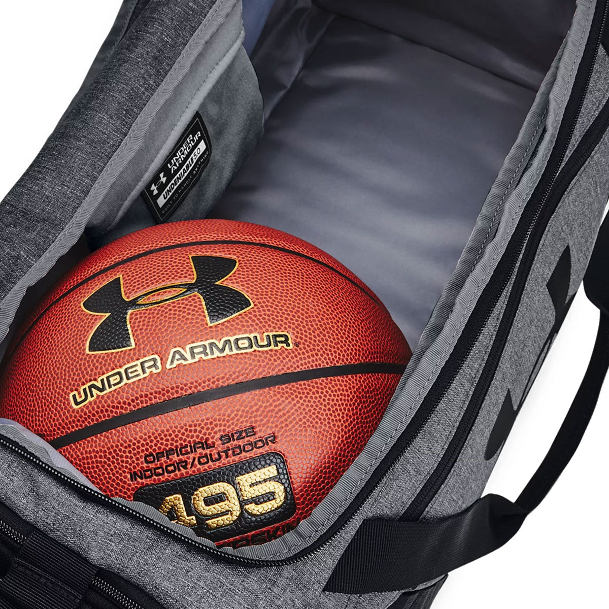 Under Armour Undeniable 5.0 SM Duffle Bag - Pitch Grey Medium Heather/Black