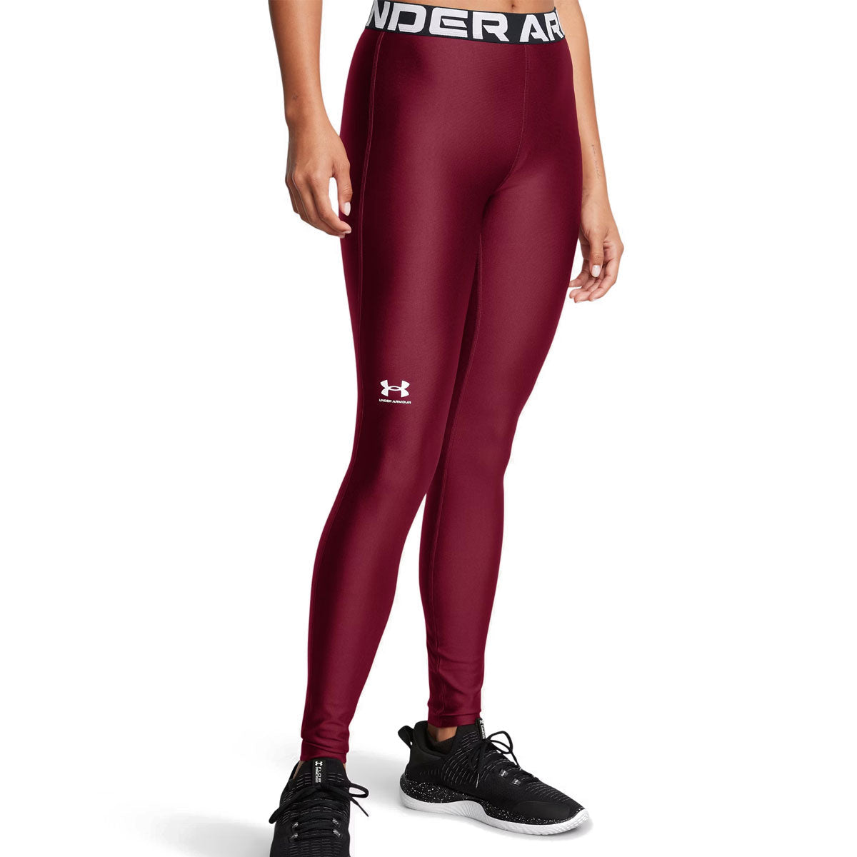 Under Armour Heatgear Authentics Leggings - Womens - Cardinal/White