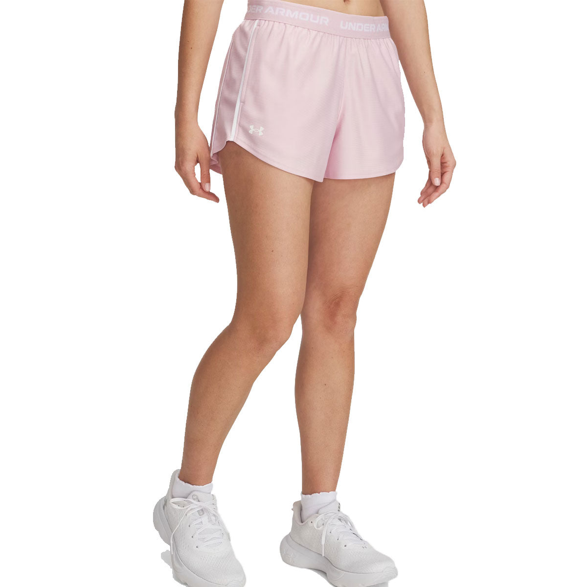 Under Armour Play Up Shorts - Womens - Prime Pink/White