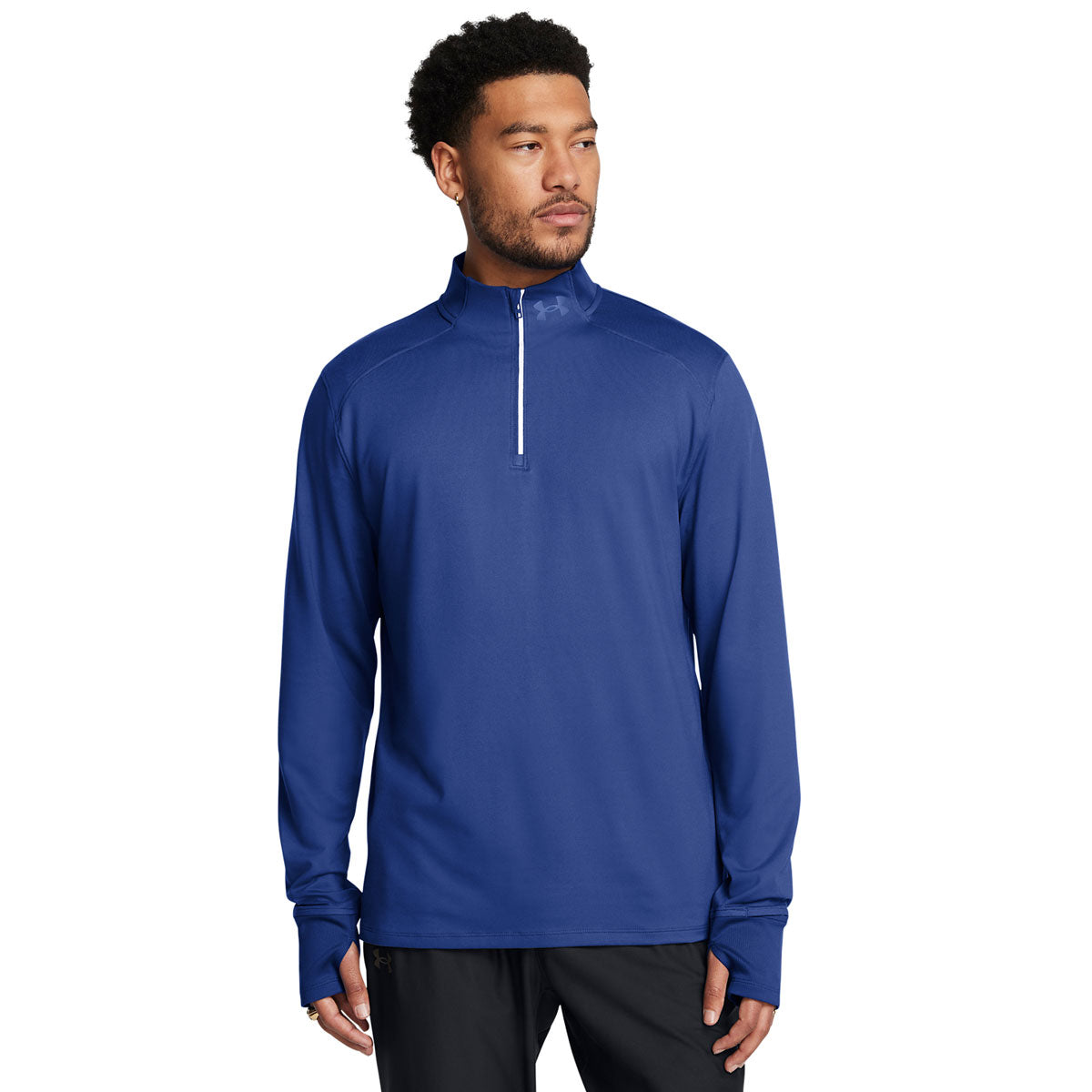 Under Armour Qualifier Run 1/4 Zip Top - Mens - Tech Blue/Reflective