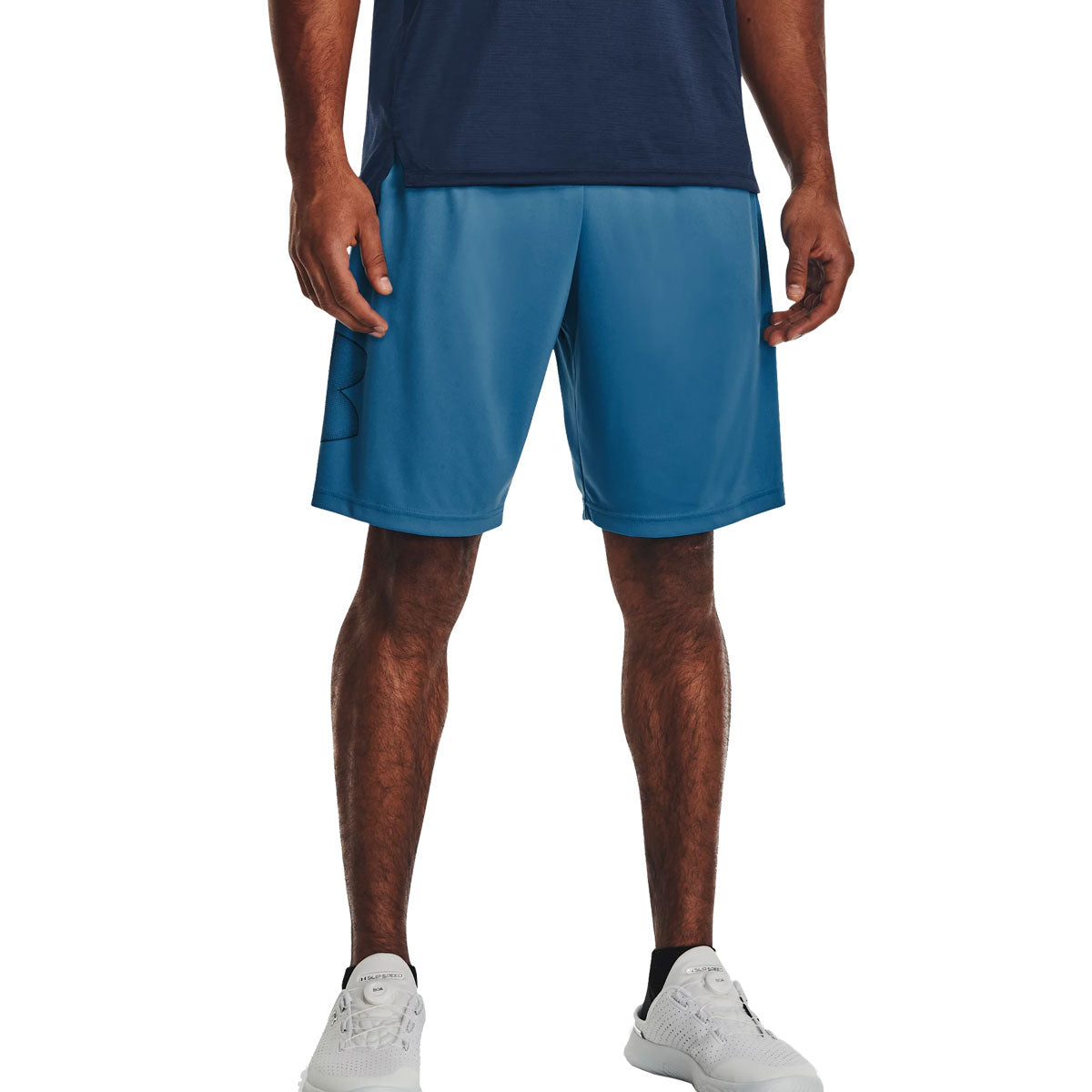 Under Armour Tech Graphic Shorts - Mens - Cosmic Blue/Varsity Blue