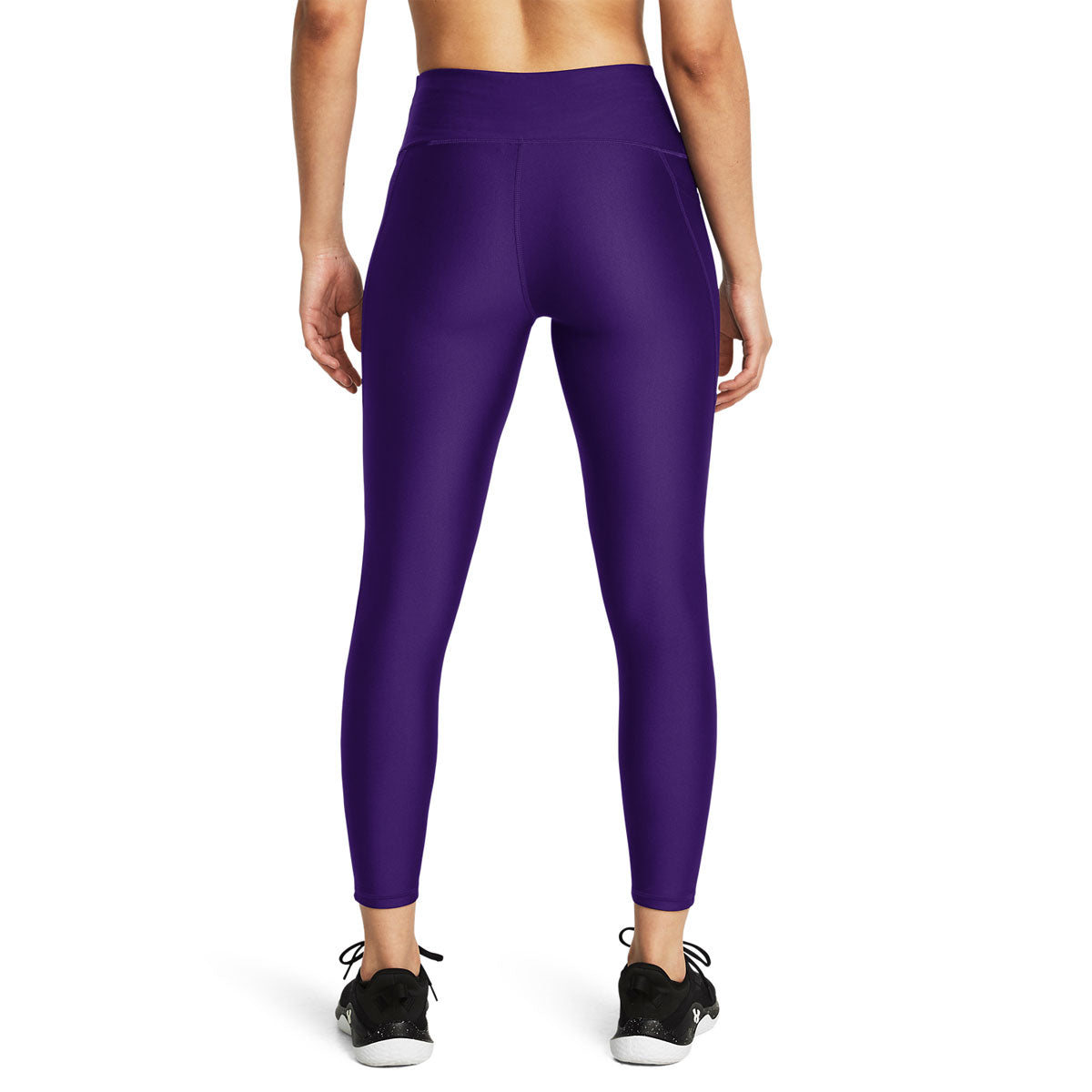 Under Armour Tech Print Panel Ankle Leggings - Womens - Purple/Lavish/White