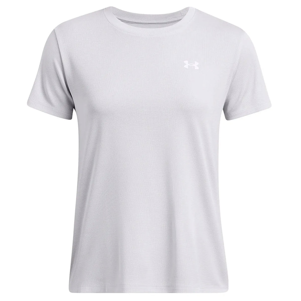 Under Armour Tech Textured Short Sleeve Tee - Womens - Halo Grey/White